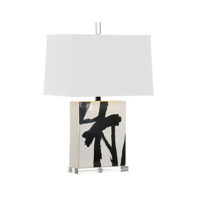Abstract Composition V Ceramic Table Lamp