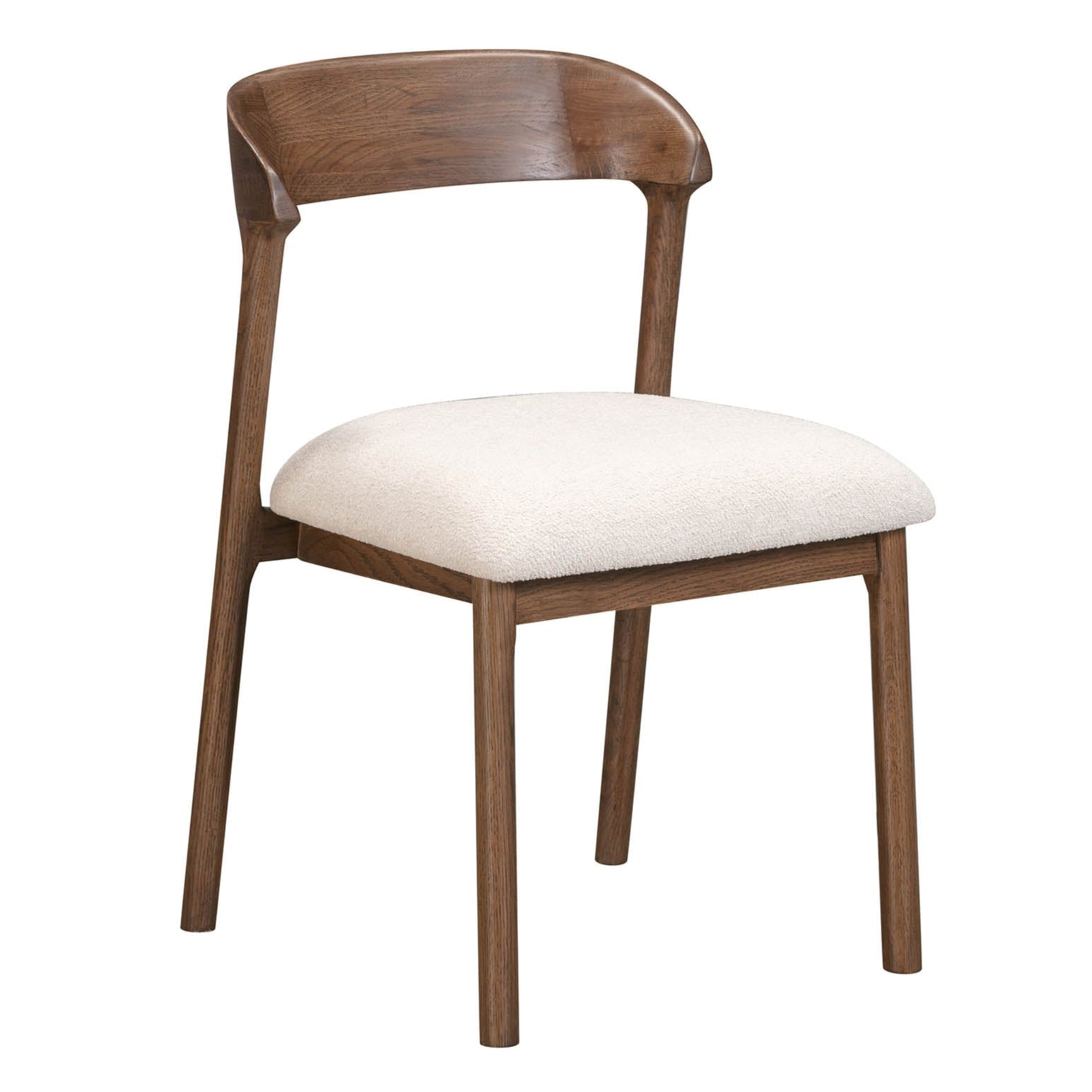 Abstract Fabric Armless Dining Chair