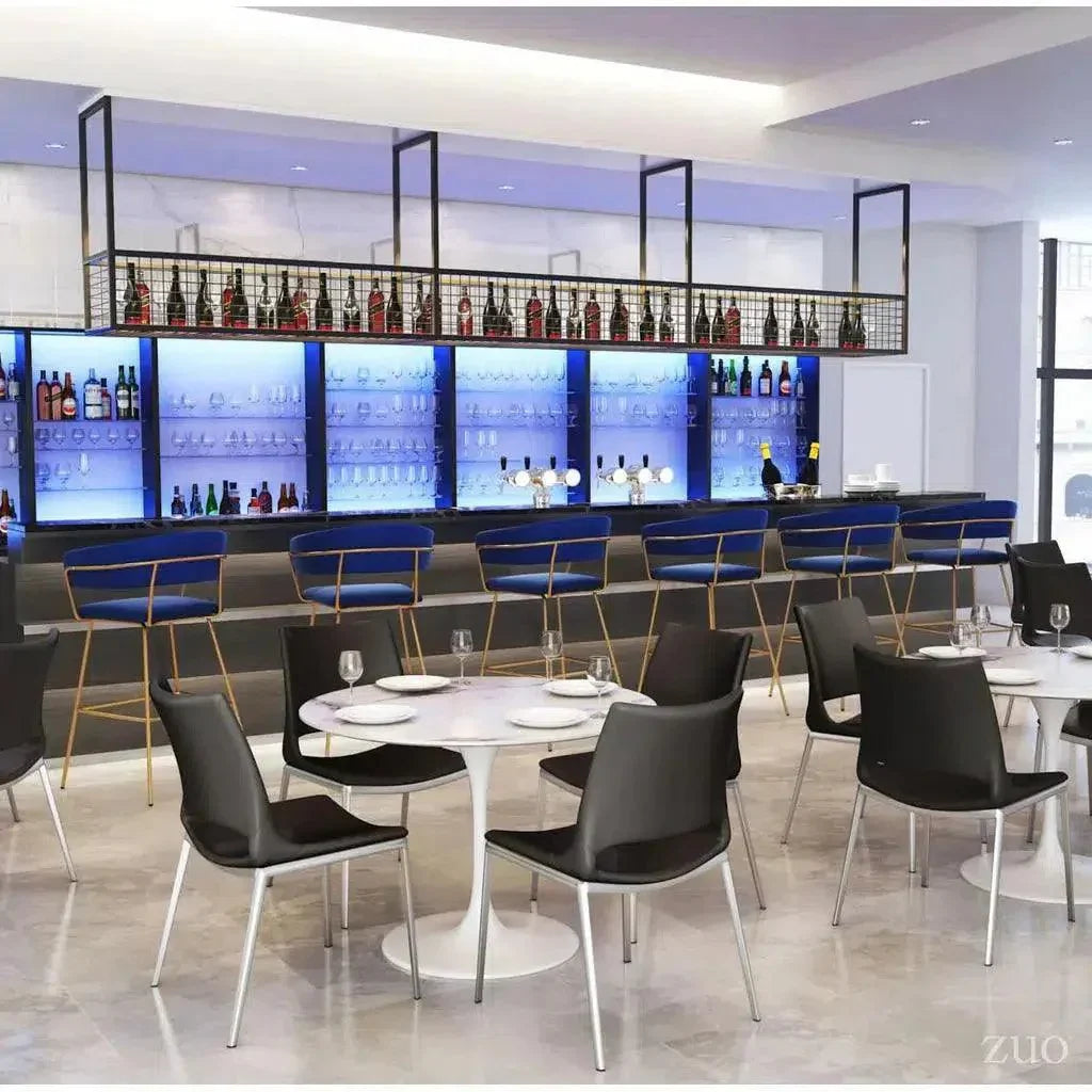 Ace Leather Armless Dining Chair 2PC