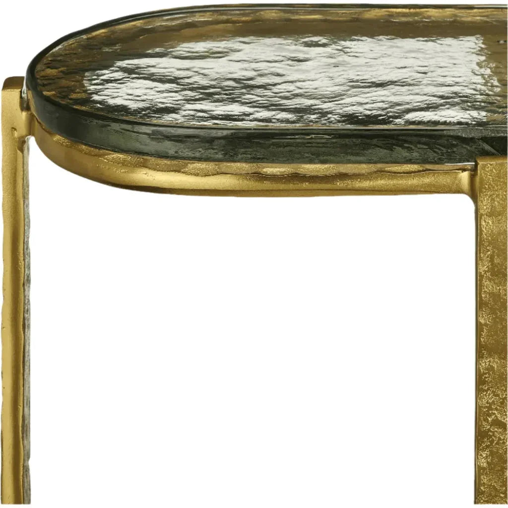 Acea Gold Side Table