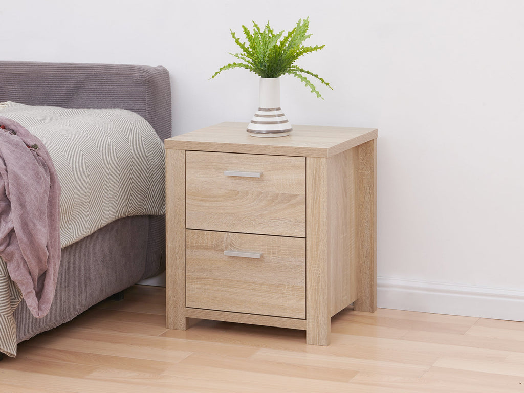 Sagano Bedside Table - Oak