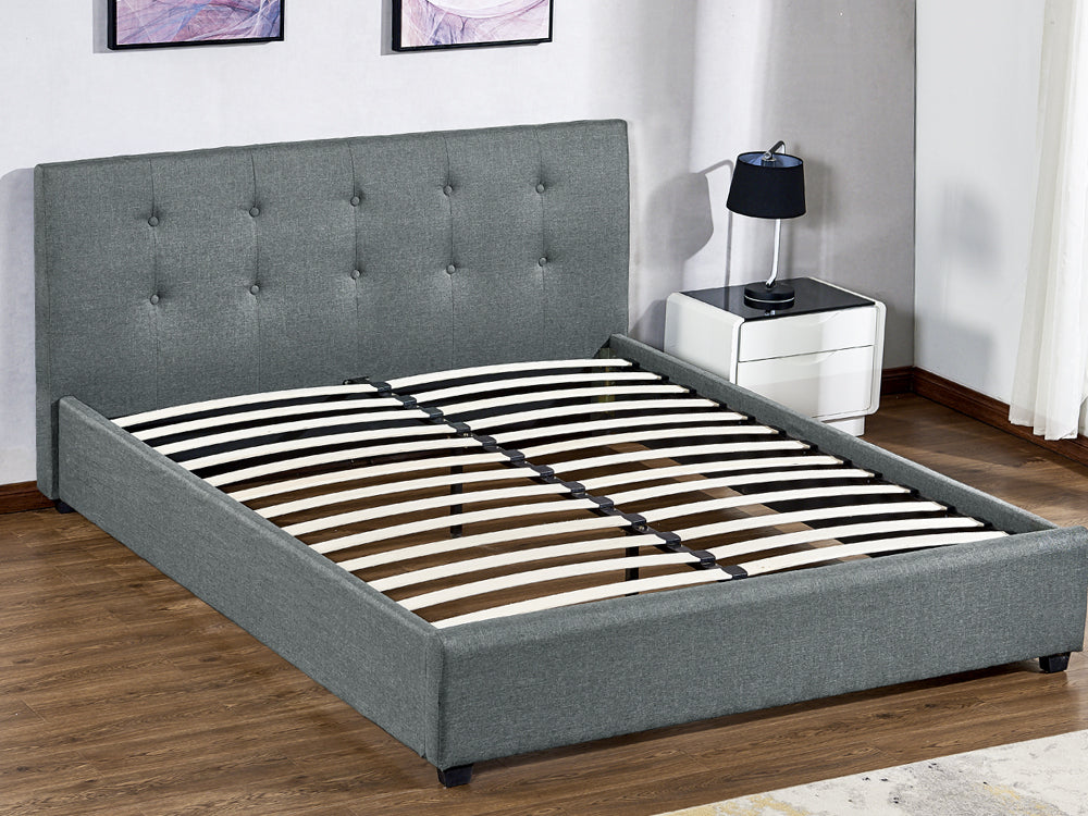 AORAKI Queen Bed Frame - GREY