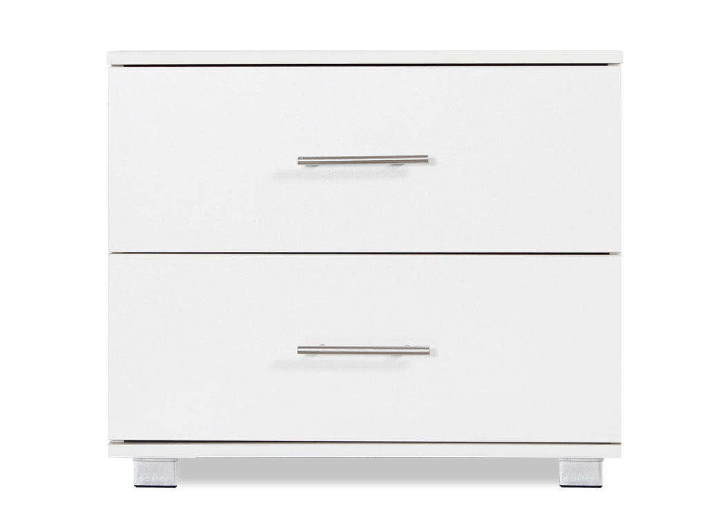 Bram Bedside Table - White