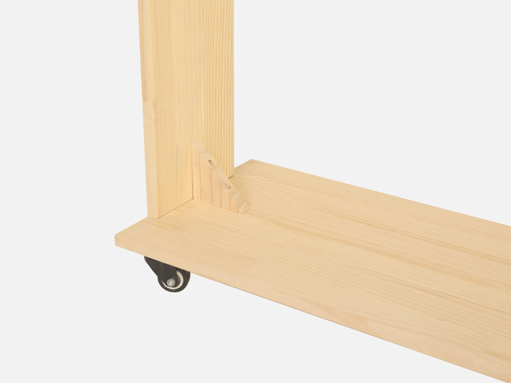 VOLTA Kids House Clothing Rack - Oak