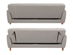 MUNICH 3 Seater Sofa Bed LIGHT GREY