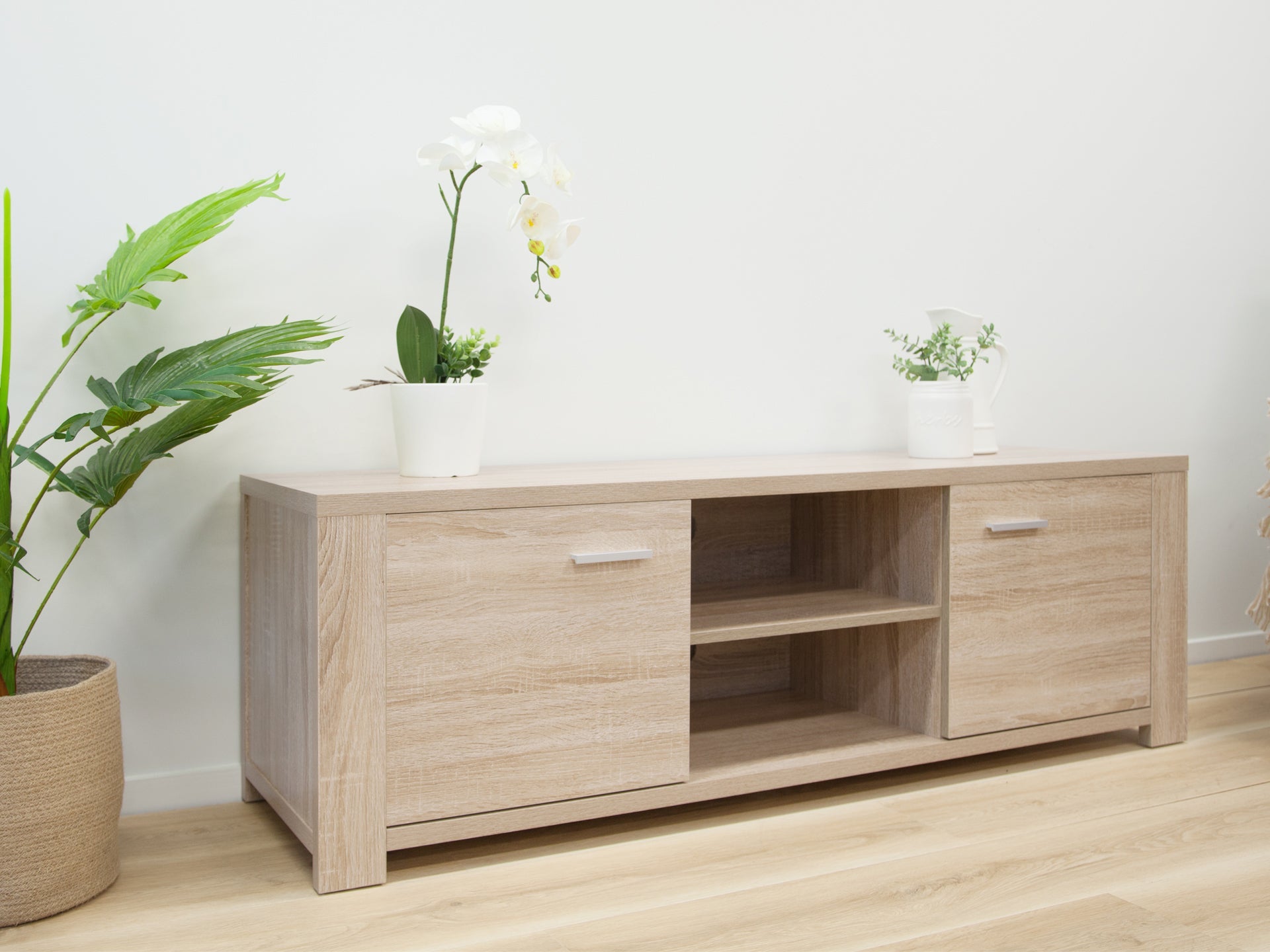 Sagano 1.4m Entertainment Unit - Oak