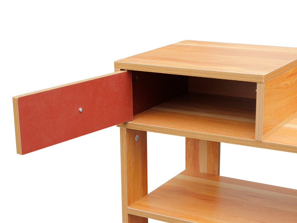 TAHUNA 8 Tiers Shoe Rack Organiser Storage Shelf - Oak