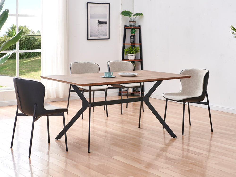 NAOMI 4PCS Dining Chair - BEIGE