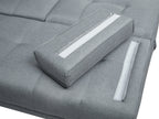 VENICE 3 Seater Sofa bed with Cup Holders - GREY
