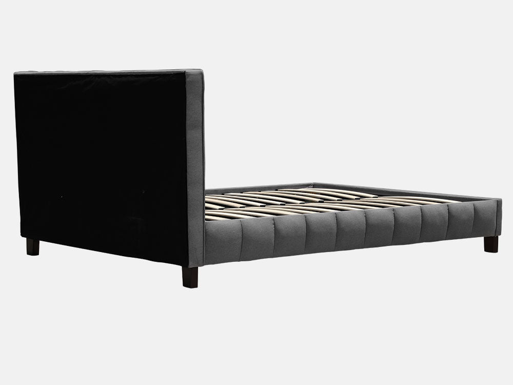 EIGER Queen Bed Frame - DARK GREY