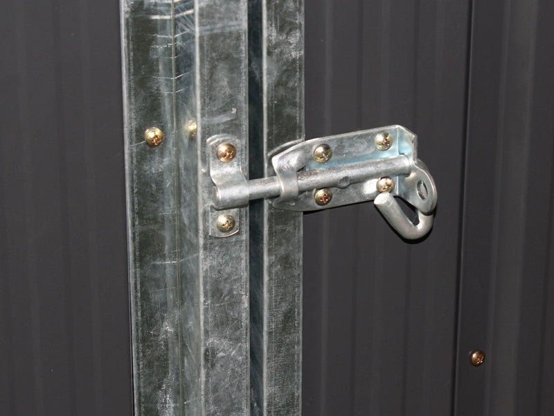 TOUGHOUT Garden Shed 1.94M x 1.19M x 1.98M BLACK