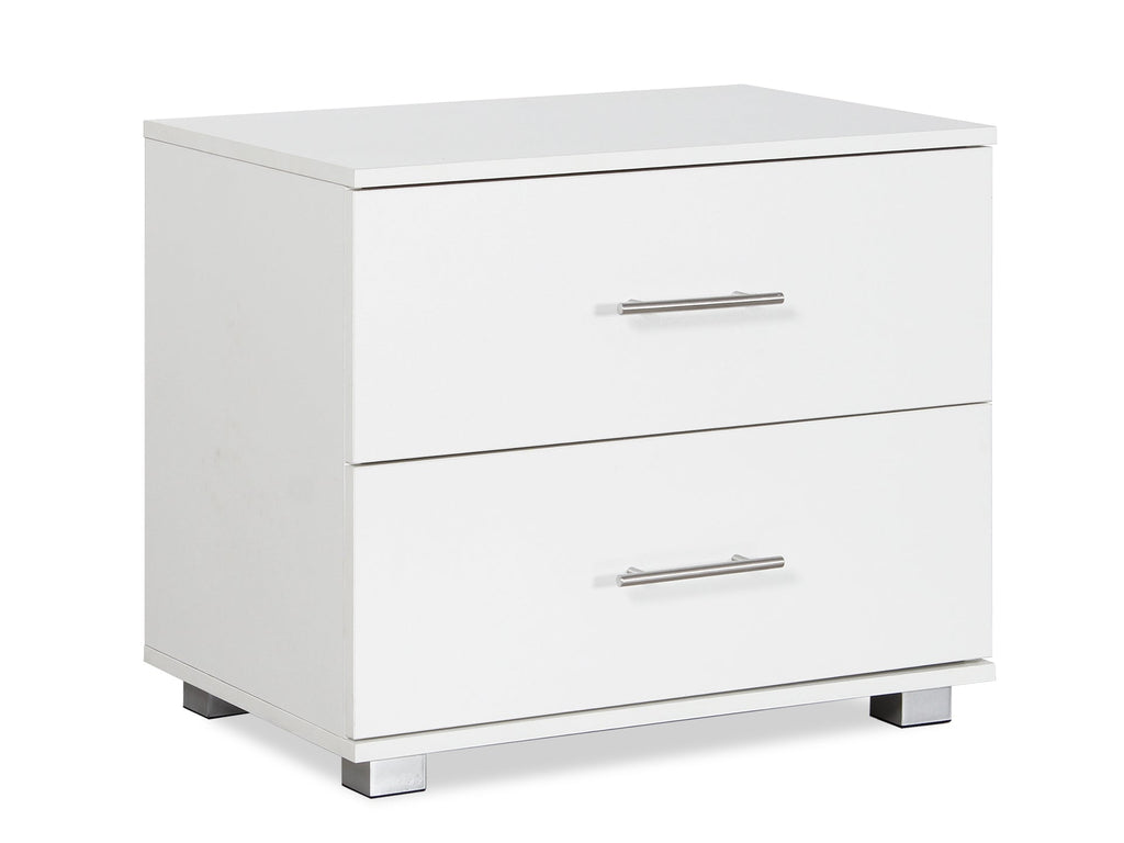 Bram Bedside Table - White