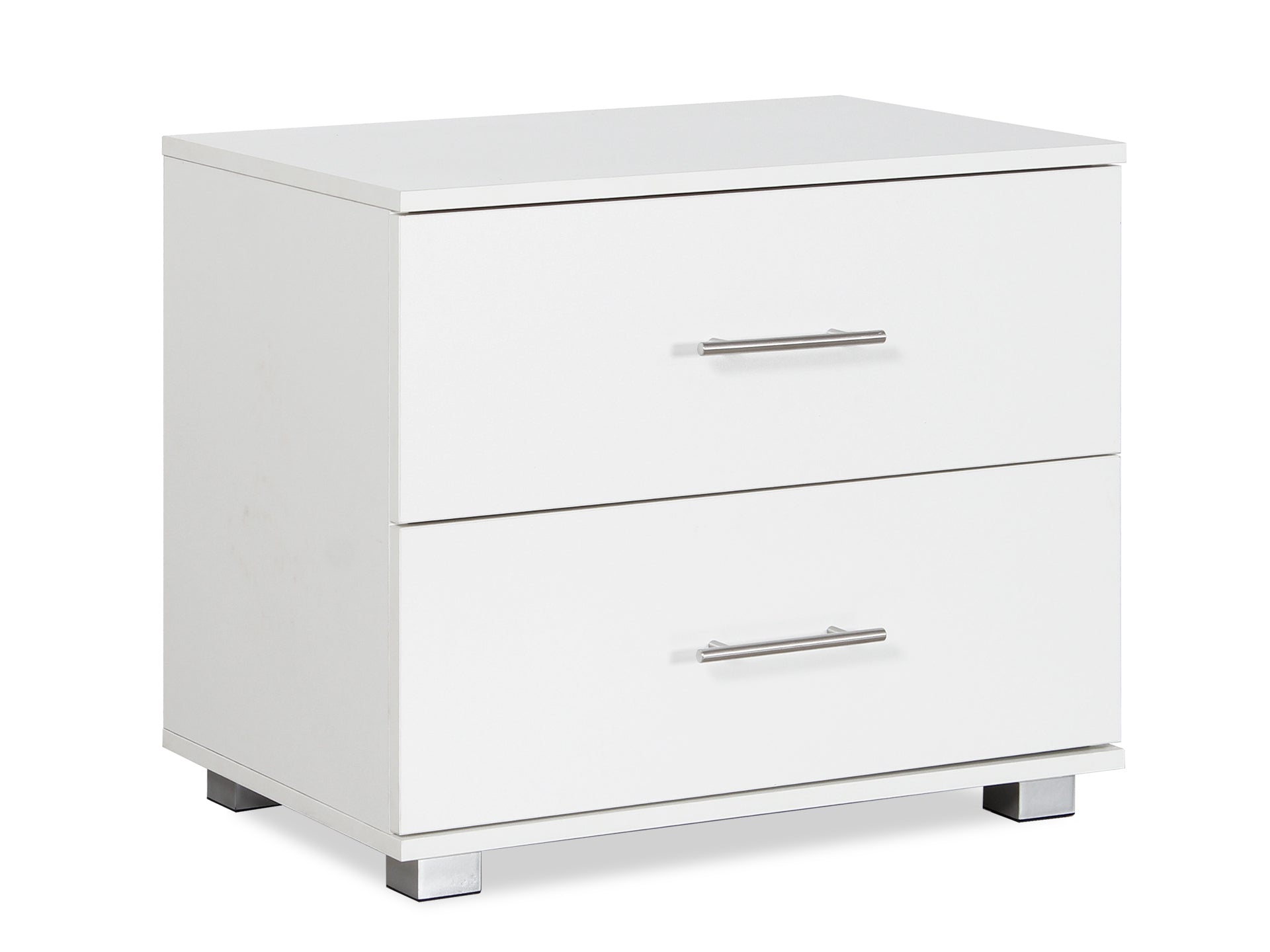 Bram Bedside Table - White