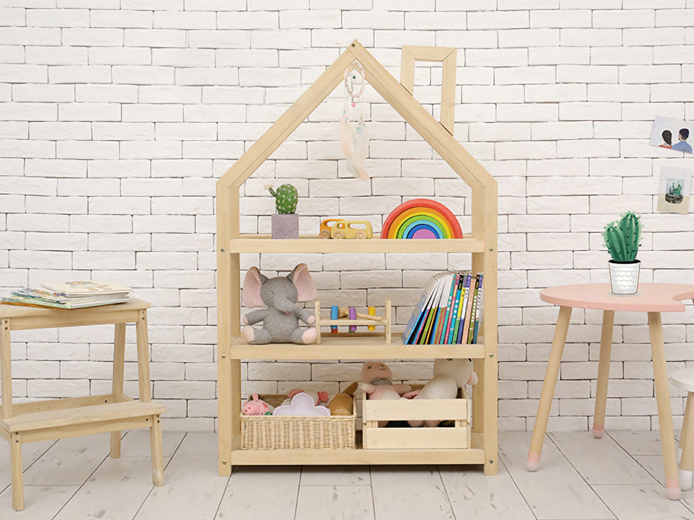 GARDA Kids House Bookshelf - Oak