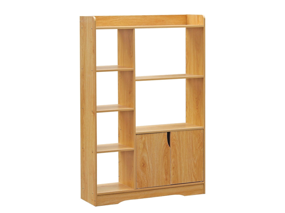 CRATER Bookshelf Storage Cabinet - Oak
