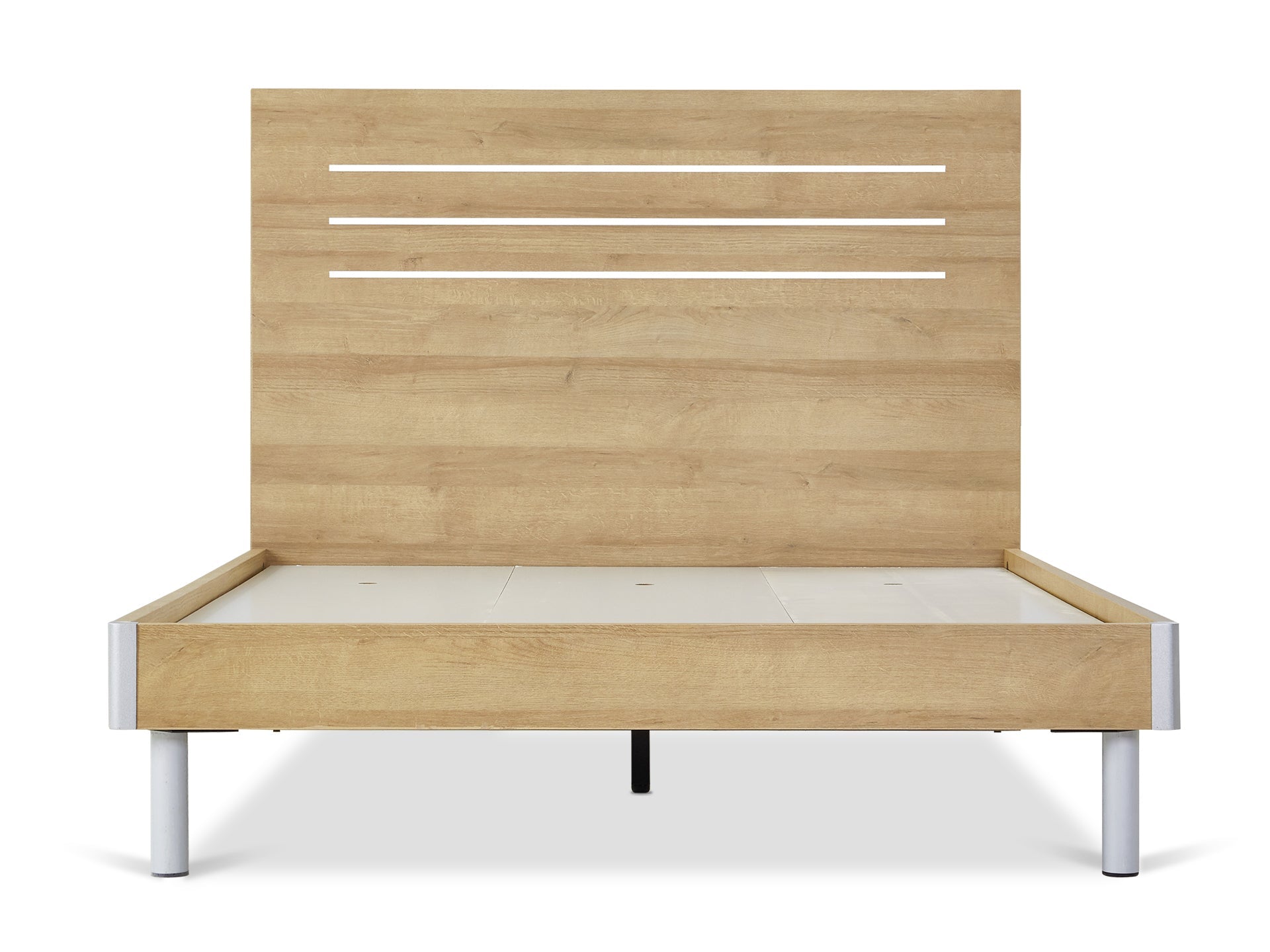 Makalu Double Wooden Bed Frame - Oak