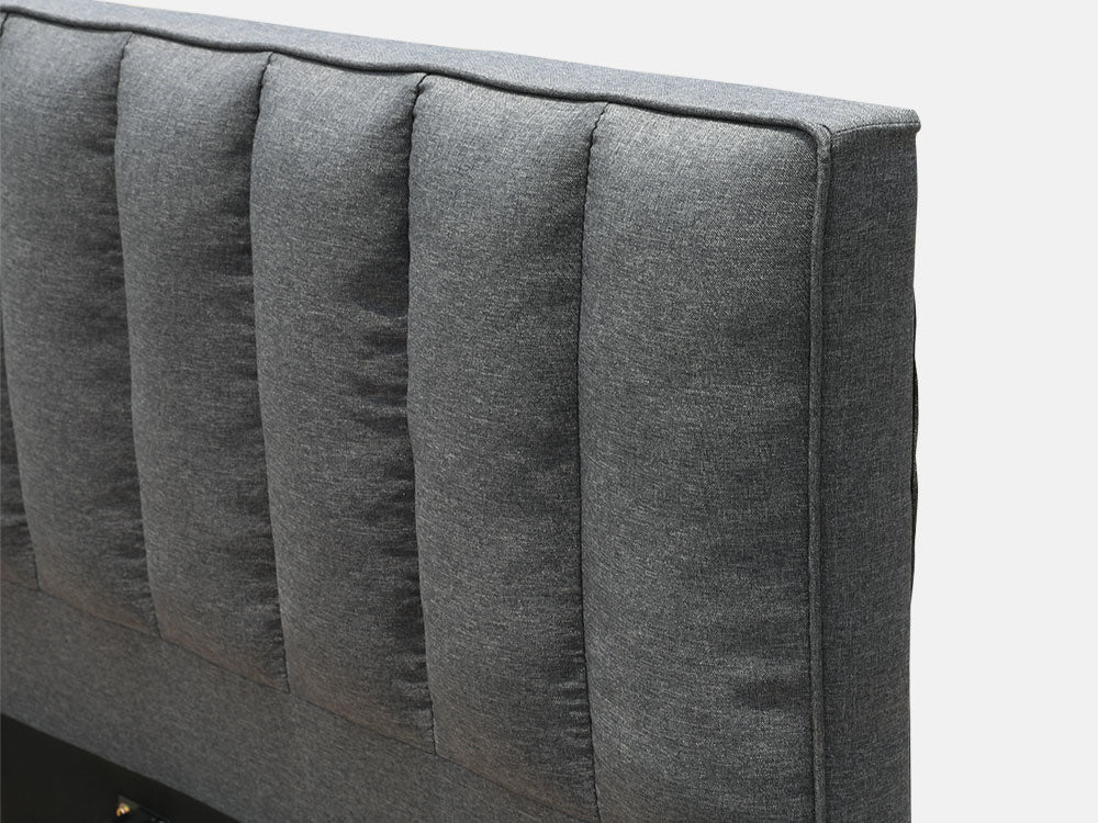 EIGER King Bed Frame - DARK GREY