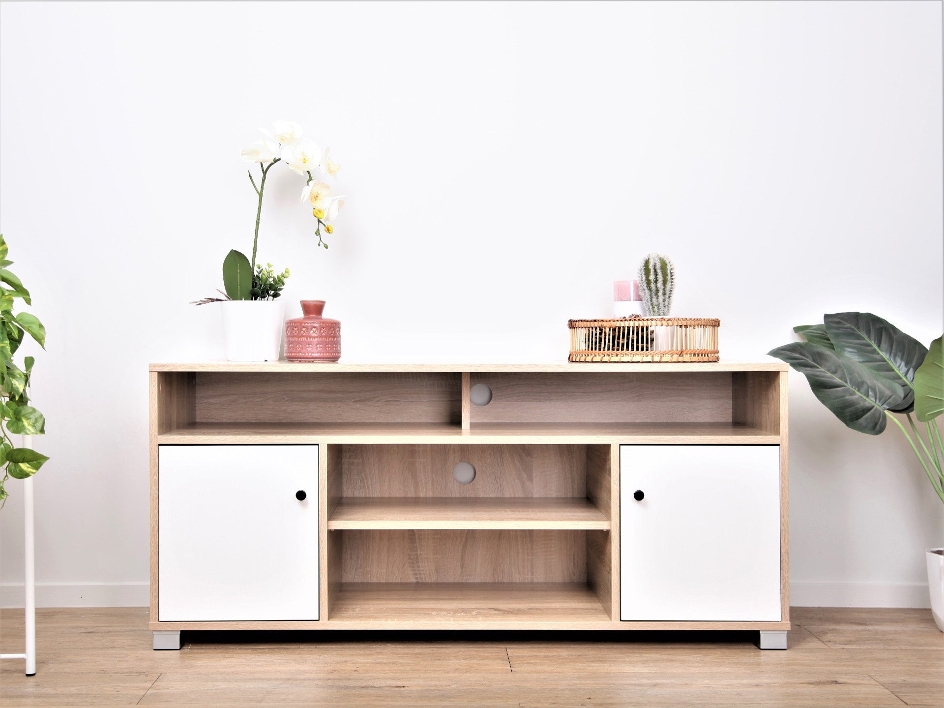 Brewer 1.2m Entertainment Unit - Oak