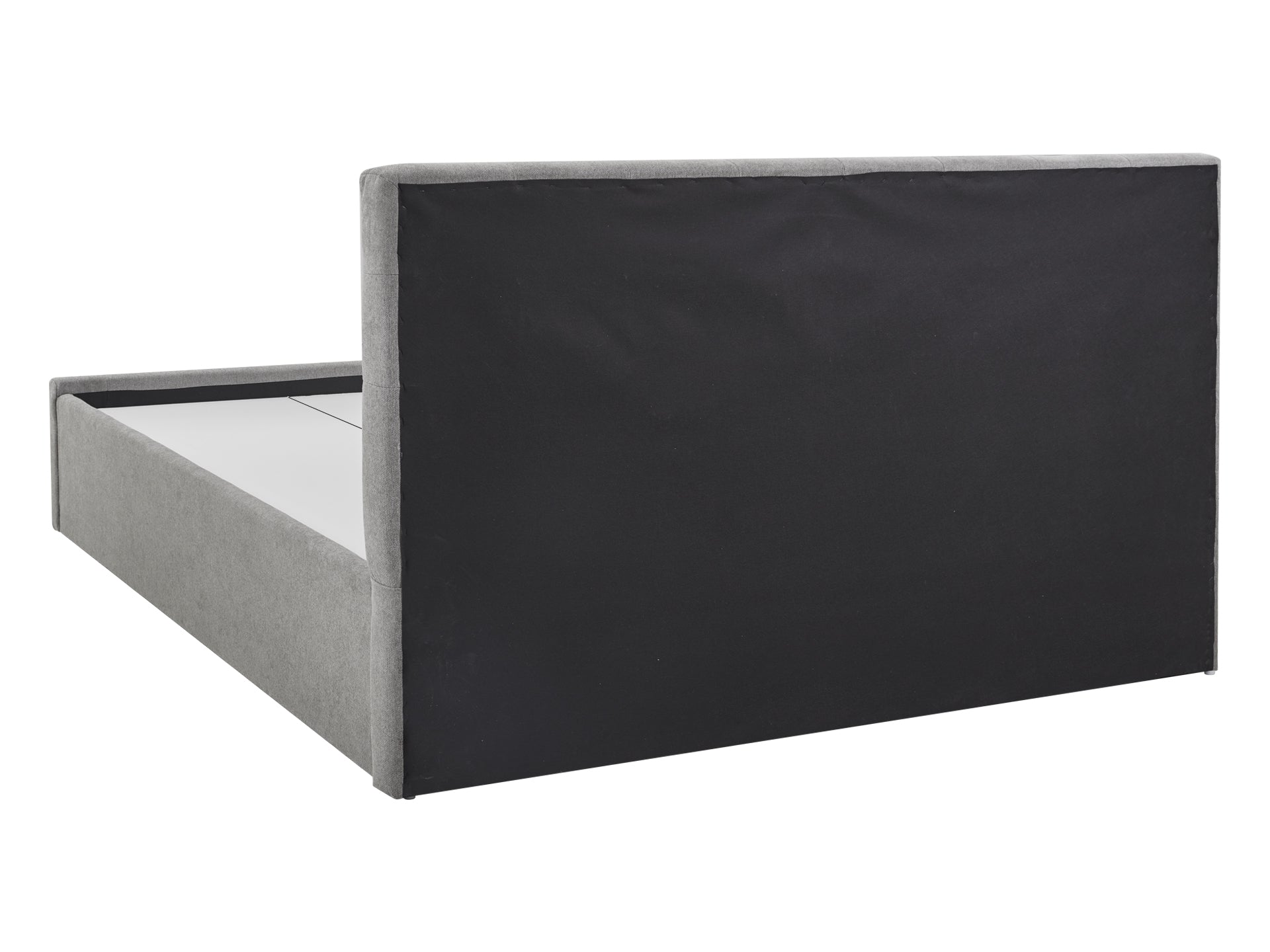 JULIAN King Bed Frame with Storage - LIGHT GREY