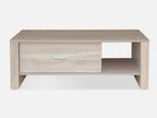 LANE Single Drawer Coffee Table - White Oak