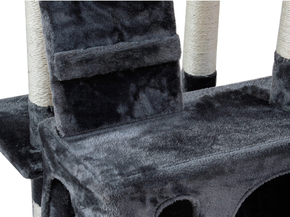 BINGO Cat Tree House 185cm 7 Levels - GREY