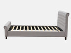 EGMONT King Bed Frame - LIGHT GREY