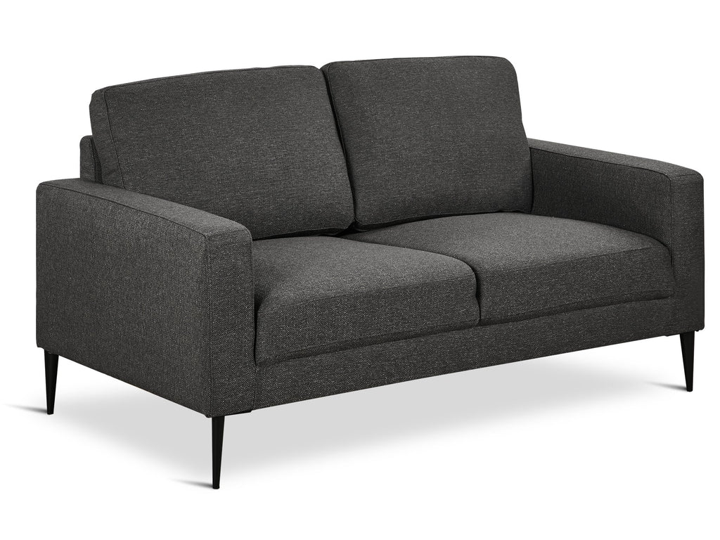 Toronto 2 Seater Fabric Sofa - Dark Grey