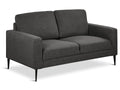Toronto 2 Seater Fabric Sofa - Dark Grey