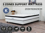 3 Zones Support Mattress - KING