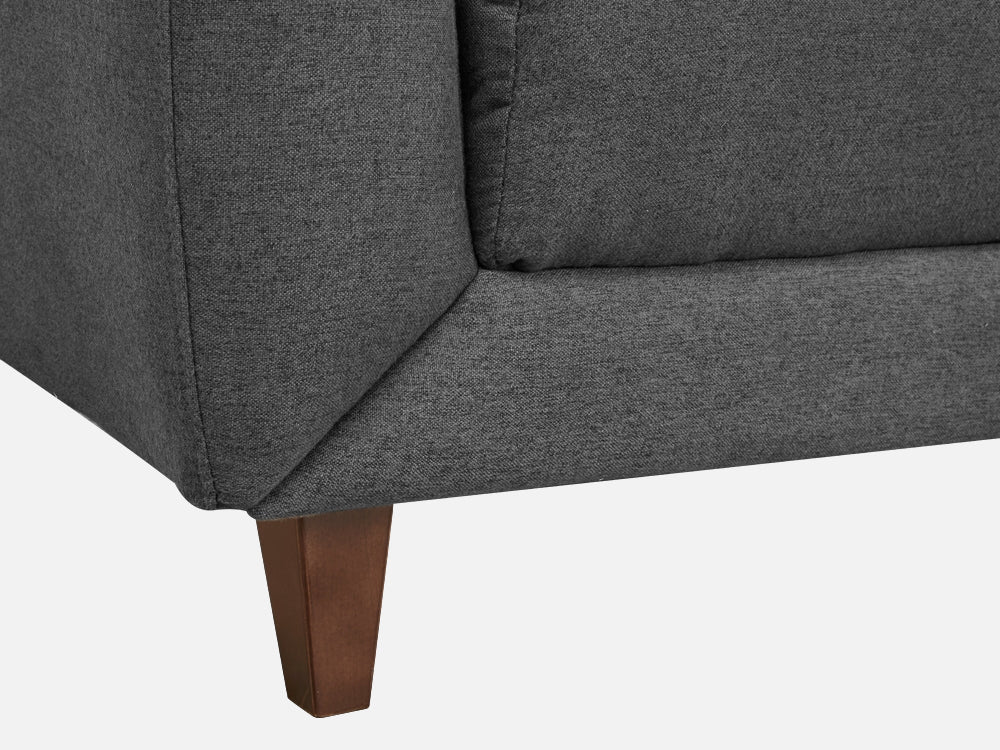 MUNICH 3-Seater Sofa Bed DARK GREY