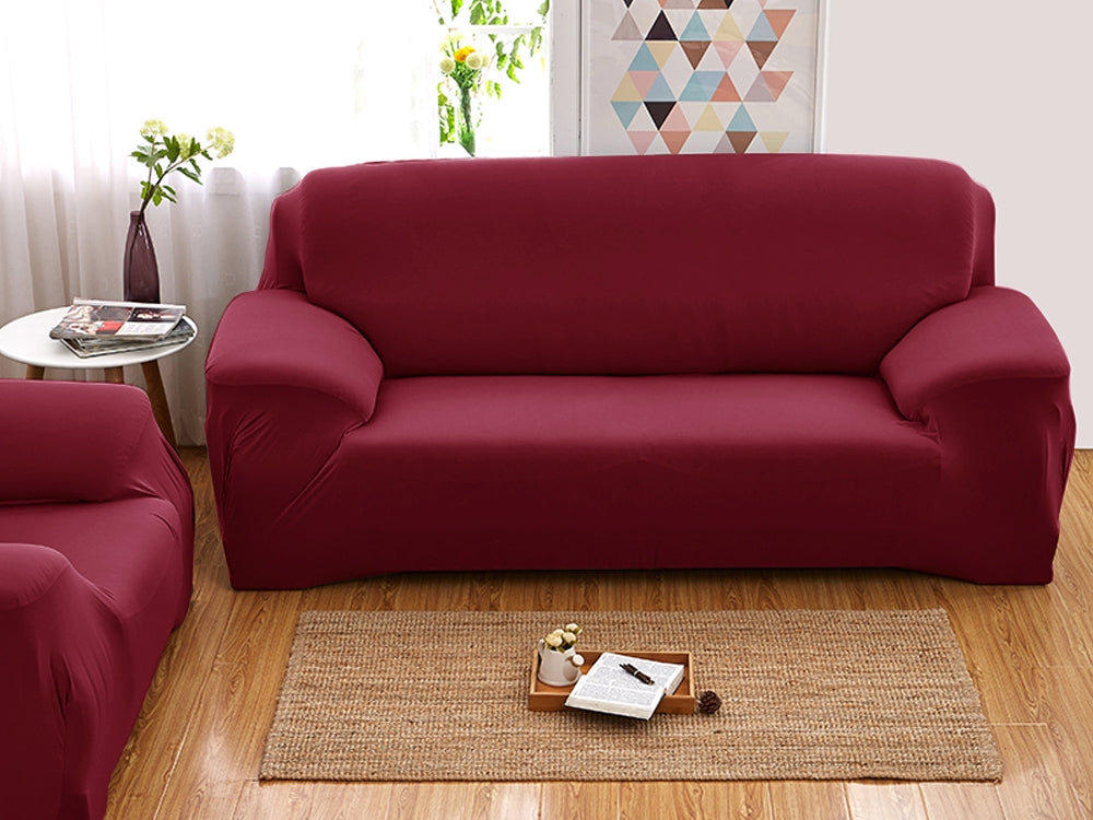2 Seater Sofa Couch Cover 145-185cm - RED