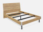 XOAN Double Wooden Bed Frame - Oak
