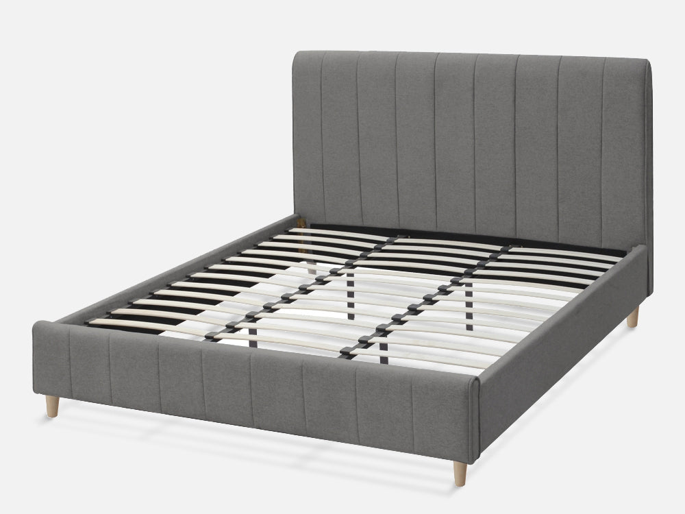 SIERRA Super King Bed Frame - GREY