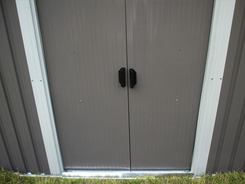 Garden Shed 1.83M x 2.57M x 2.09M GREY