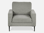 Toronto 3 Piece Sofa Set - Light Grey