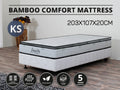 Bamboo Comfort Series Mattress - KING SINGLE