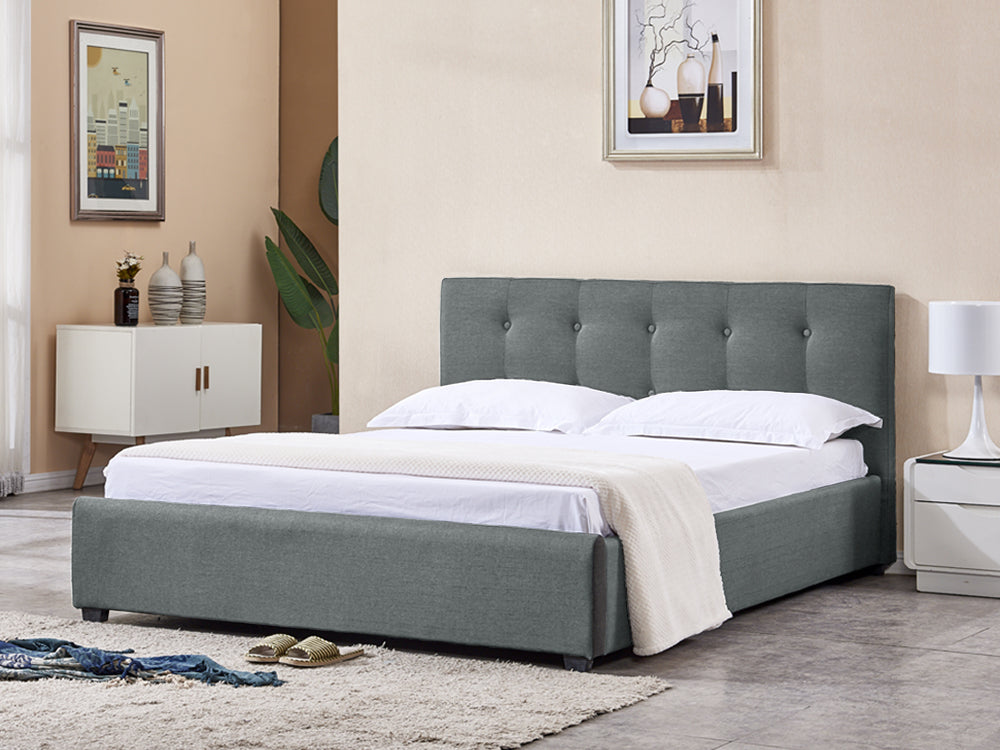 AORAKI Queen Bed Frame - GREY