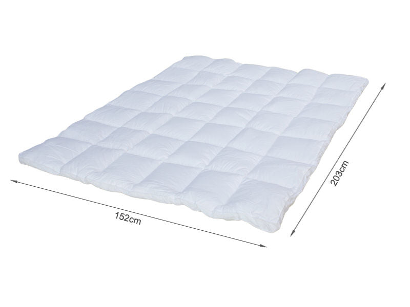 Cotton Mattress Topper - QUEEN