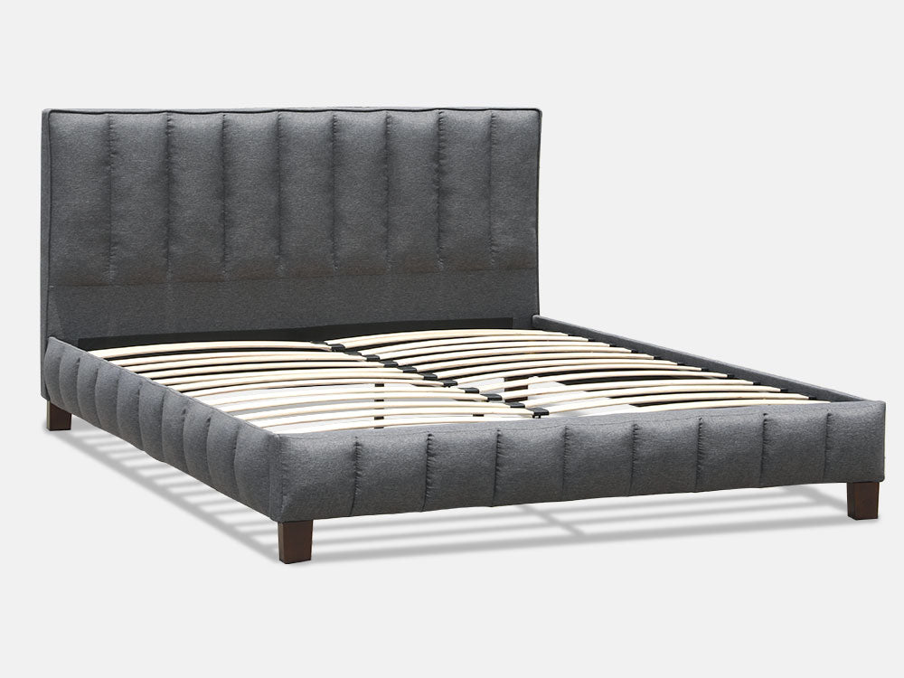 EIGER King Bed Frame - DARK GREY