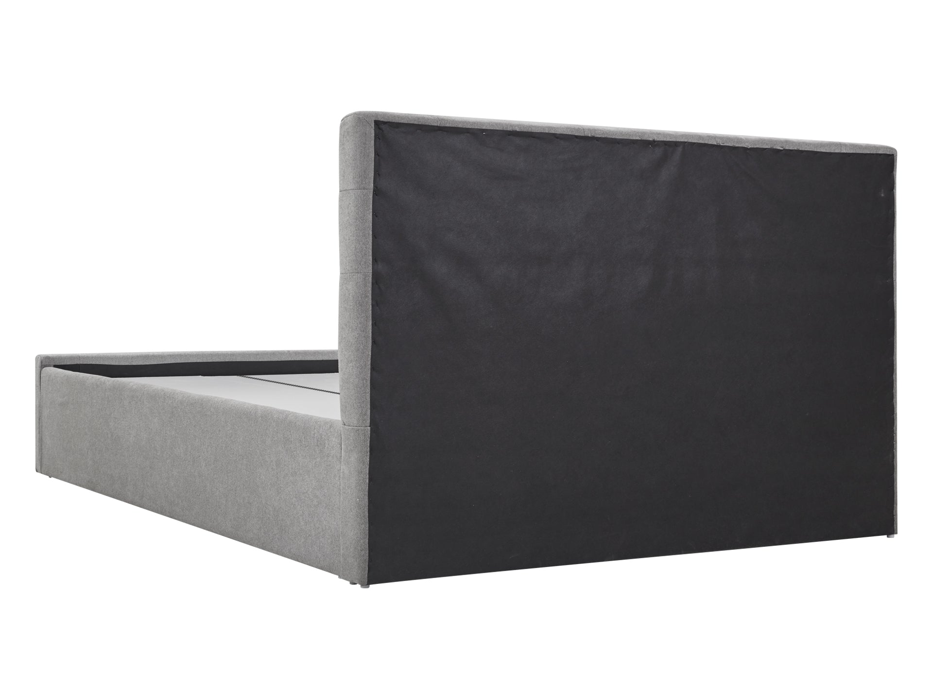 JULIAN Queen Bed Frame with Storage - LIGHT GREY
