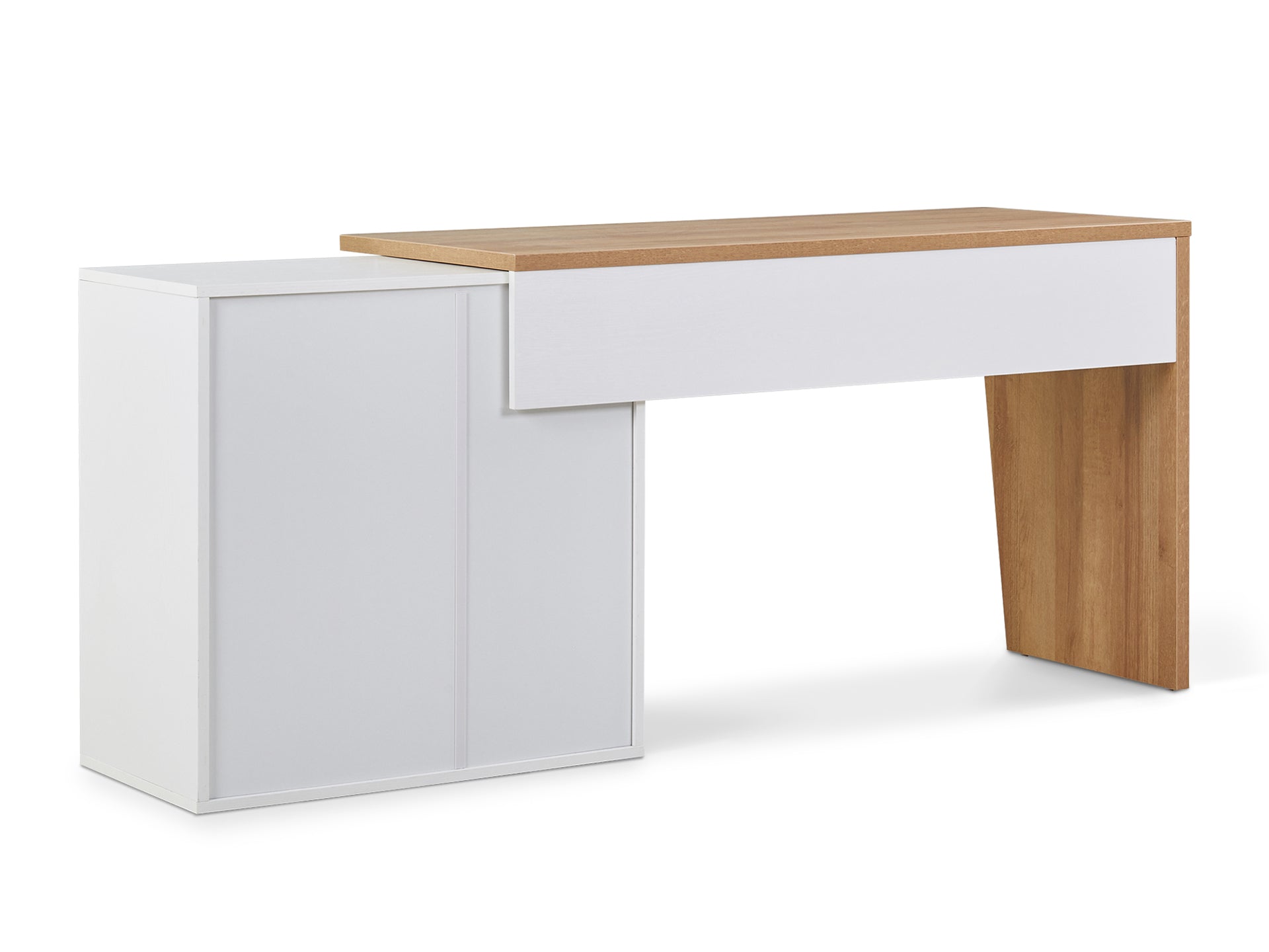 Flynn 170cm Computer Desk - Oak