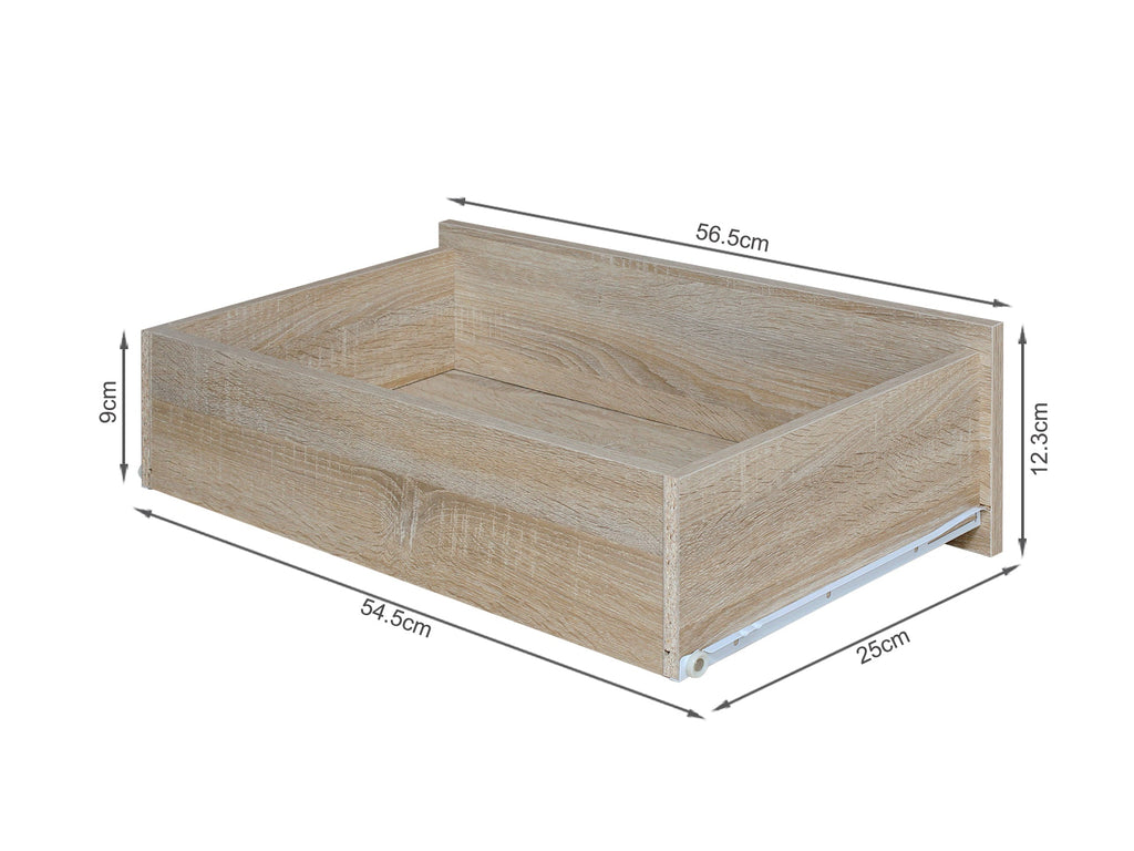 Rotoroa 6 Drawer Shoe Cabinet Storage Rack - Oak