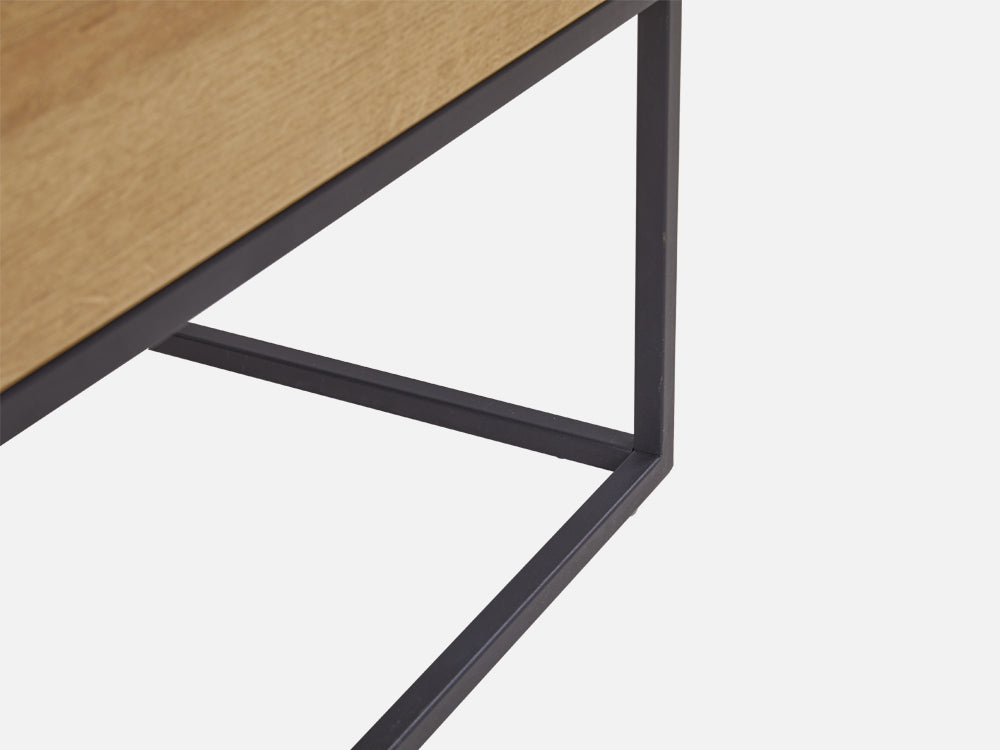 XOAN Wooden Tallboy 4 Drawers - Oak