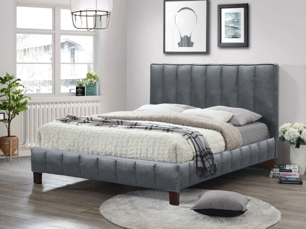 EIGER Queen Bed Frame - DARK GREY