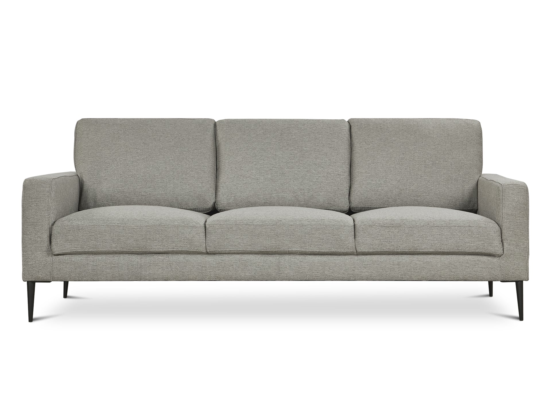 Toronto 3 Seater Fabric Sofa - Light Grey