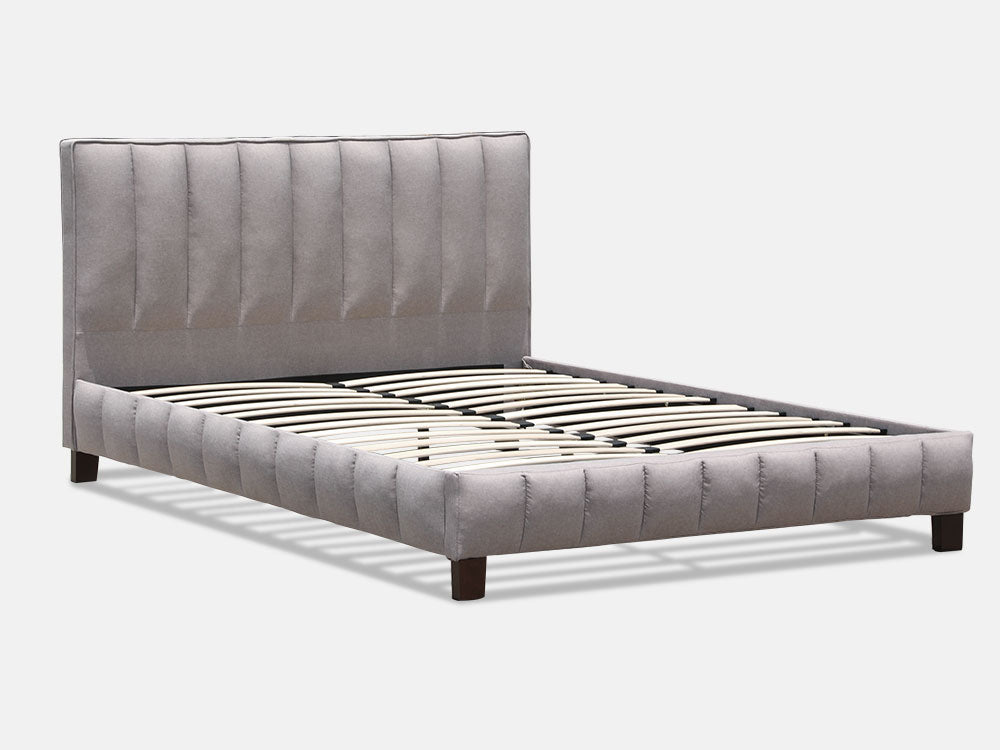 EIGER King Bed Frame - LIGHT GREY
