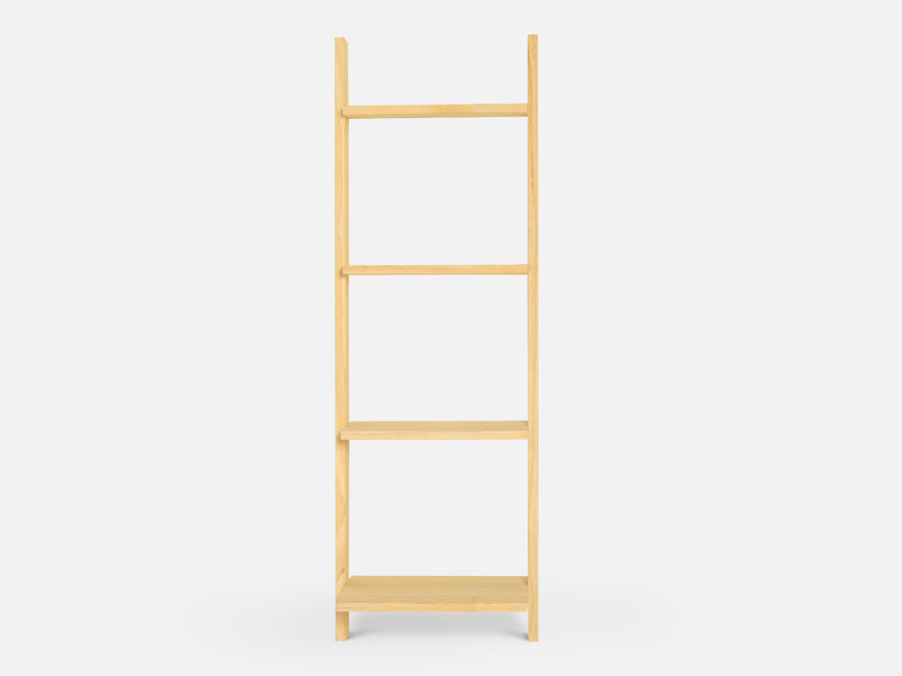 CHILKA 4 Tier Ladder Shelf - Oak