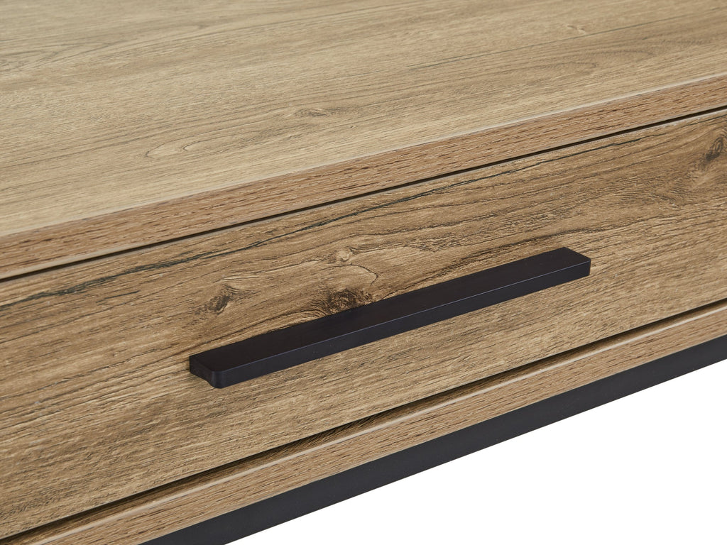 Lennox 120cm Computer Desk - Dark Oak