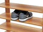 TAHUNA 8 Tiers Shoe Rack Organiser Storage Shelf - Oak