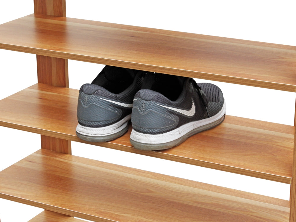 TAHUNA 8 Tiers Shoe Rack Organiser Storage Shelf - Oak